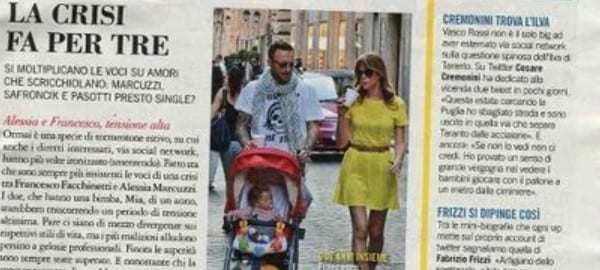 Alessia Marcuzzi e Francesco Facchinetti