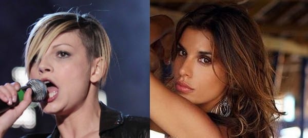 Elisabetta Canalis ed Emma Marrone