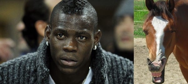 Mario Balotelli ippoterapia