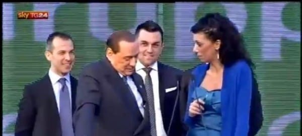 Angela Bruno e Silvio Berlusconi