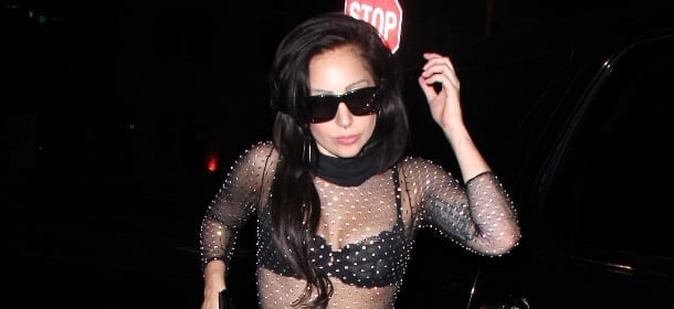Lady Gaga in lingerie