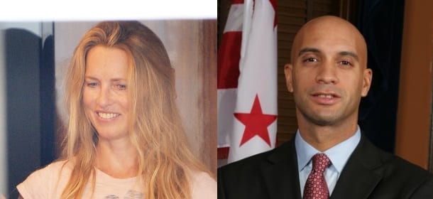 Laurene Jobs e Adrian Fenty