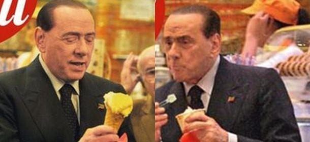 Signorini insiste col gelato e l'ironia: dopo la Madia, tocca a Berlusconi