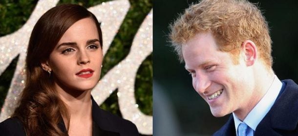 Principe Harry, flirt con l'attrice Emma Watson?