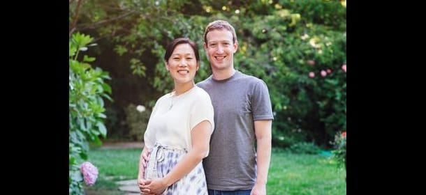 Facebook, Mark Zuckerberg aspetta un figlio da Priscilla Chan