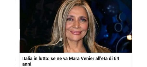 Mara Venier morta? "Ti rompo il culo!"