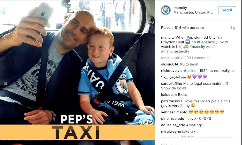 Sorpresa! E nel taxi c’è Pep Guardiola [VIDEO]