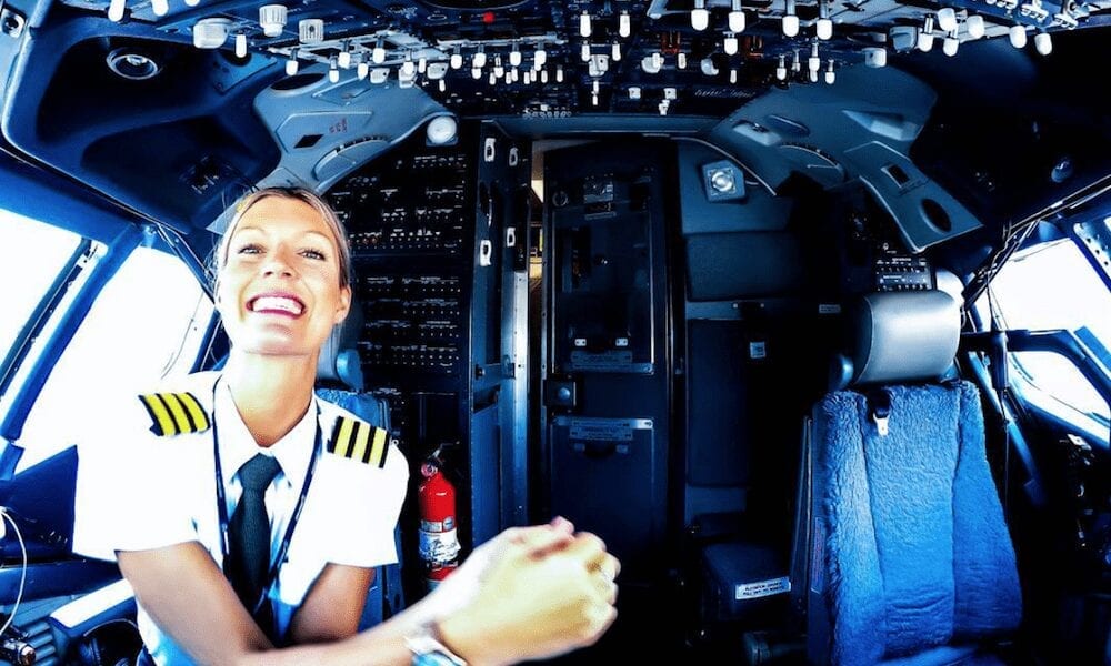 Maria, storia di una pilota di aereo che spopola su Instagram