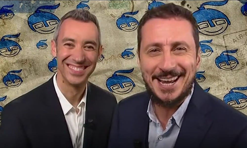 Luca e Paolo sostituiscono Maurizio Crozza a DiMartedì: il debutto [VIDEO]