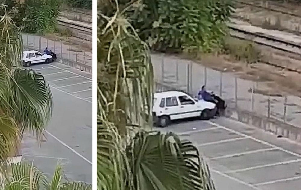 Sesso orale in pieno giorno in un parcheggio: shock a Napoli [VIDEO]