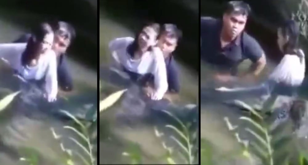 Coppia si nasconde nello stagno per fare sesso: niente pace dei sensi per due [VIDEO]