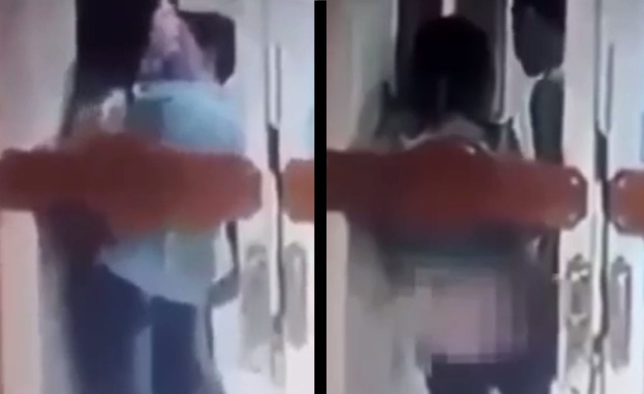 Coppia fa sesso fuori dall'ufficio, beccati da un poliziotto urlano: “Non fermarci” [VIDEO]