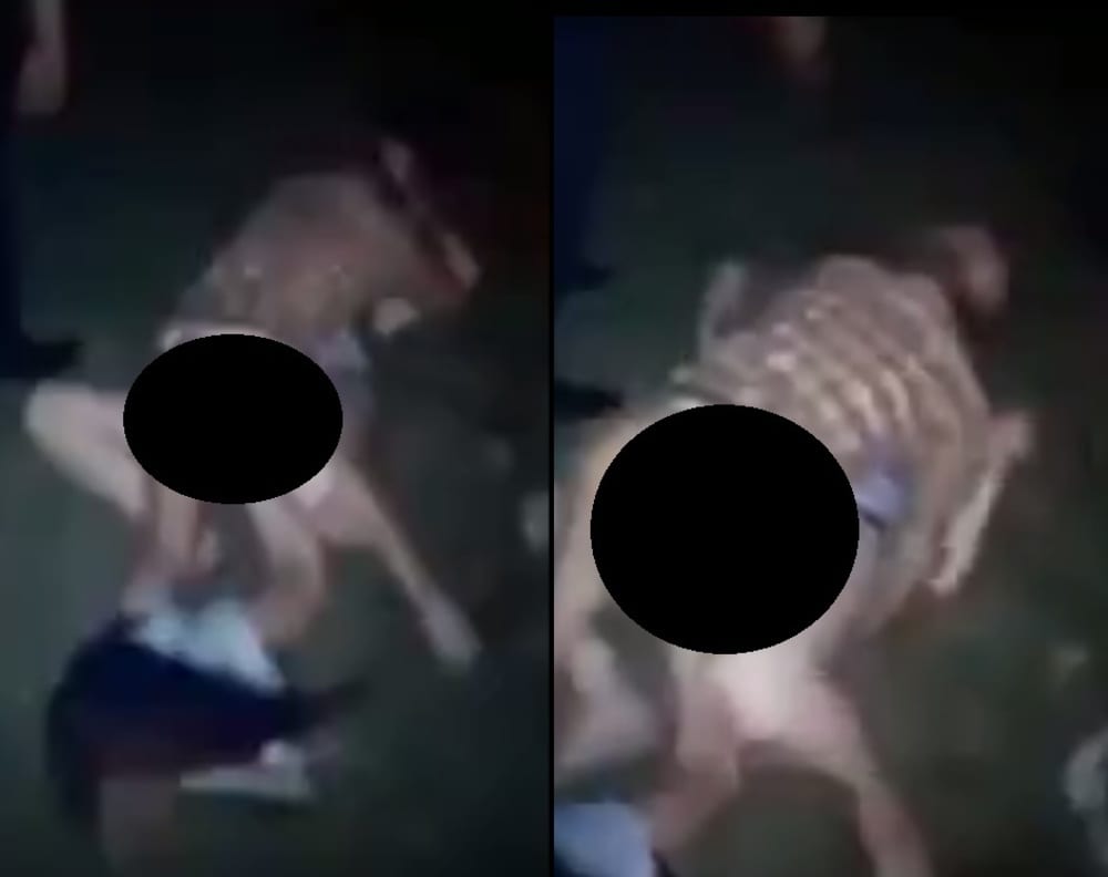 Sesso anale in pubblico: la Polizia interviene così contro la focosa coppia [VIDEO]