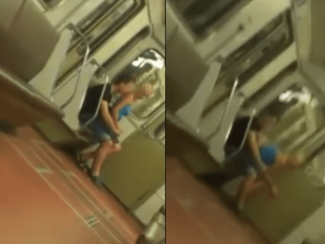 Sesso anale in metro davanti a tutti: coppia focosa si scatena così… [VIDEO]