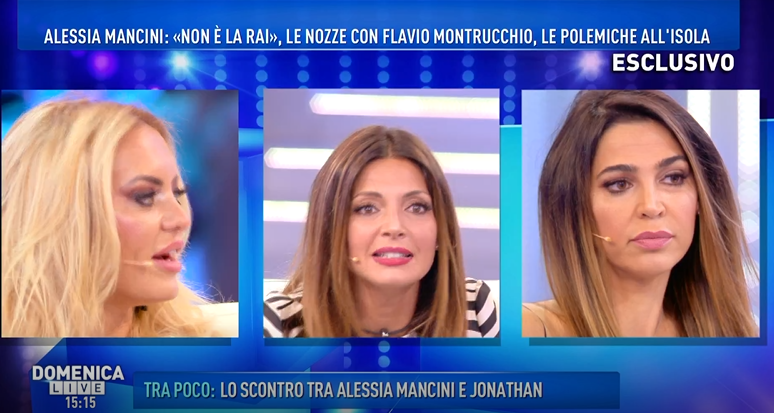 L'Isola dei Famosi, lite tra Cecilia Capriotti e Alessia Mancini a Domenica Live [VIDEO]