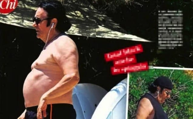 Renato Zero irriconoscibile: ecco le immagini che scioccano il pubblico