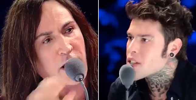 Fedez: lite a X Factor con Manuel Agnelli