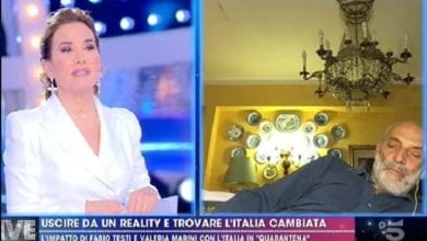 Paolo Brosio dorme in diretta: la reazione di Barbara D'Urso