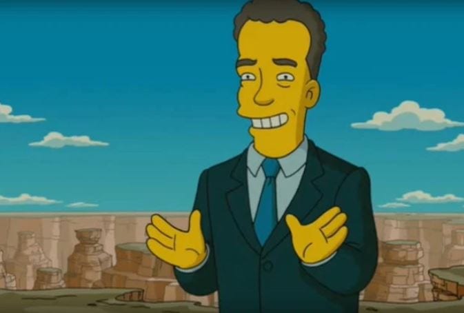 Coronavirus, I Simpson hanno previsto la quarantena di Tom Hanks?