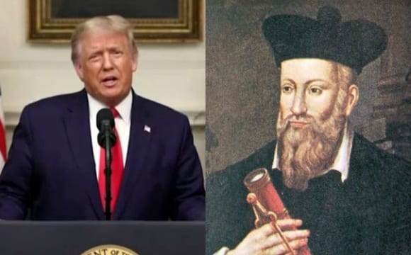 Trump positivo al covid, Nostradamus lo aveva predetto?Coincidenza inquietante