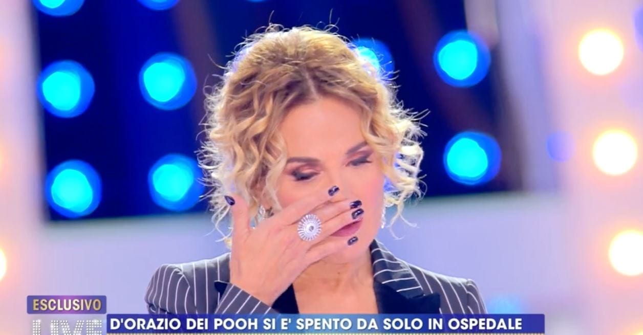Barbara D'Urso in lacrime a Live: "Ecco chi era Stefano D'Orazio