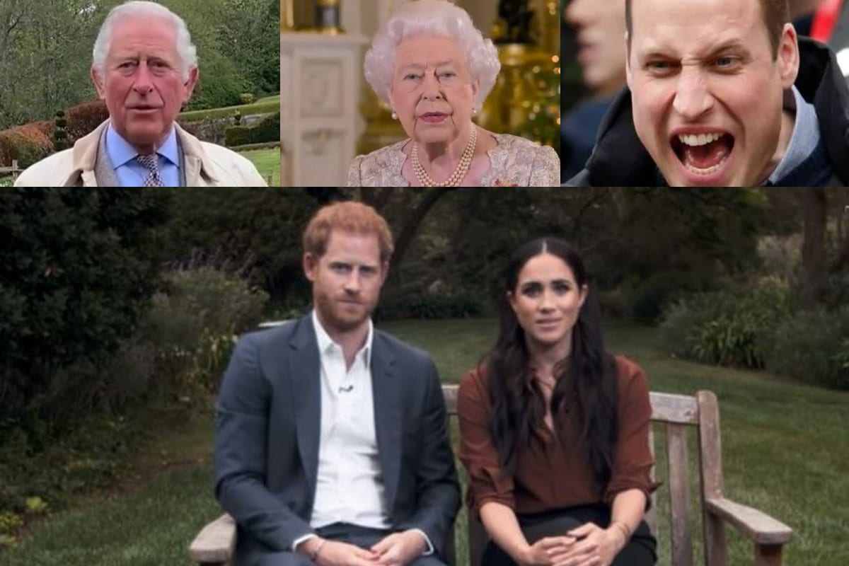 Harry Meghan regina Elisabetta Carlo William