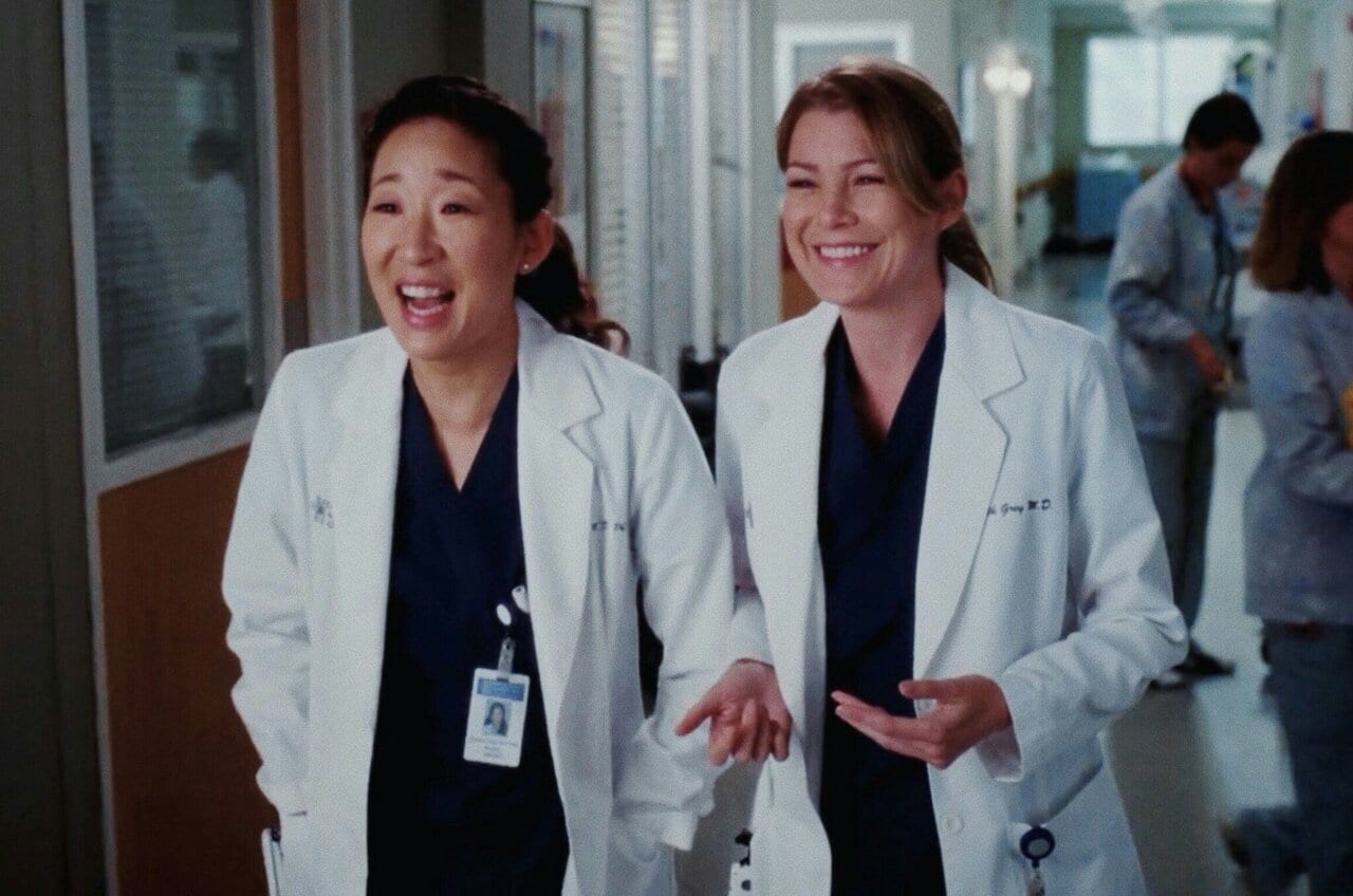 Meredith e Cristina in Grey's Anatomy