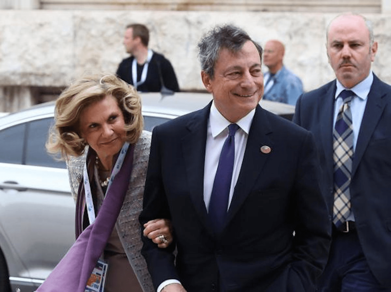 Serena Cappello e Mario Draghi