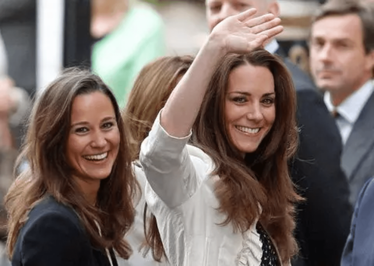 Kate Middleton con la sorella Pippa