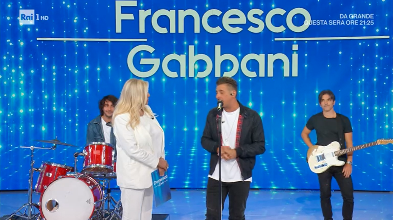 Domenica In Mara Venier Francesco Gabbani