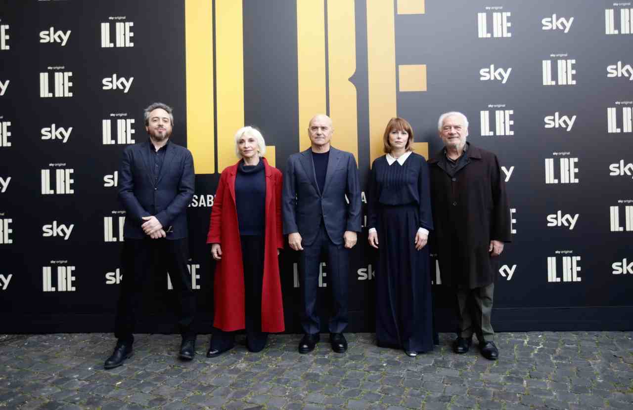 Il cast de "Il Re" al photocall