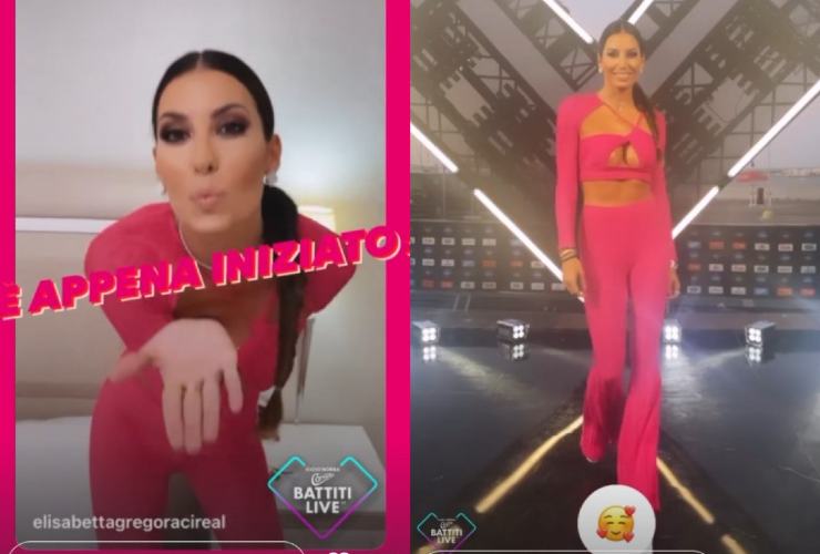 Elisabetta Gregoraci a Battiti Live