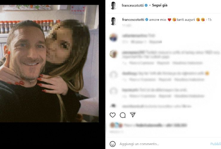 Francesco Totti e Chanel