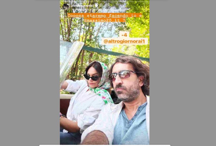 Romina Carrisi e Massimo Cannoletta