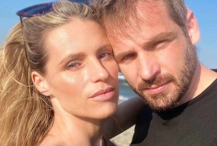 Michelle Hunziker Tomaso Trussardi