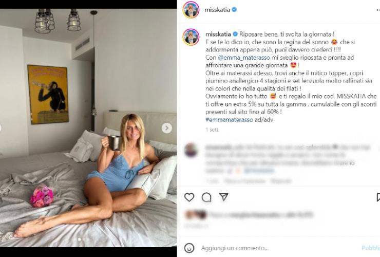 Katia Pedrotti in lingerie