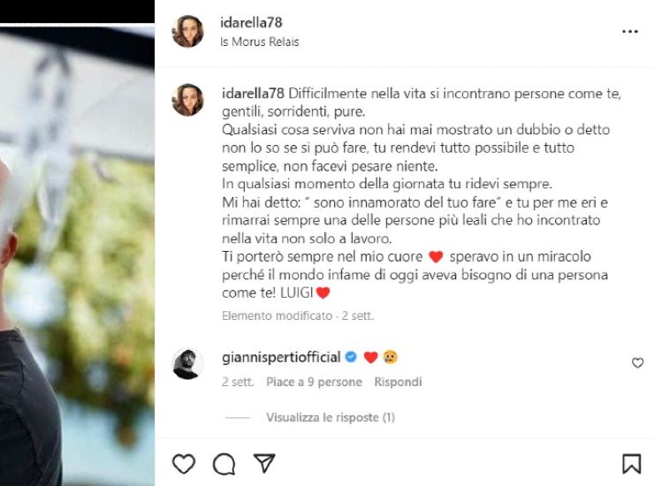 Uomini e Donne, il post di Ida Provenzano