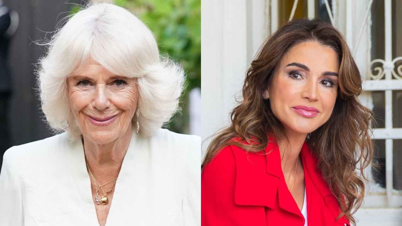 Camilla copia l’outfit di Rania di Giordania ma fa flop: il dettaglio non passa inosservato