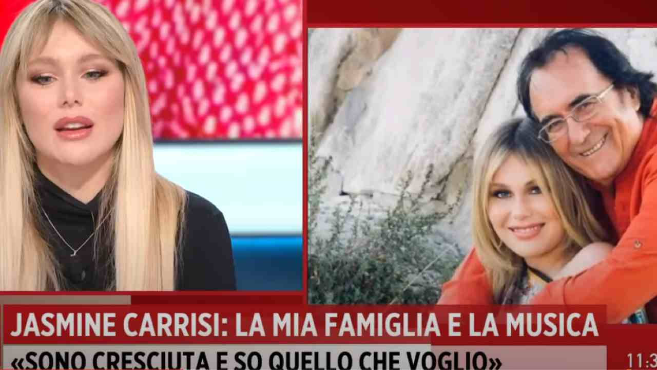 Jasmine Carrisi parla del padre Albano a Storie Italiane (screensht Youtube) - Velvetgossip