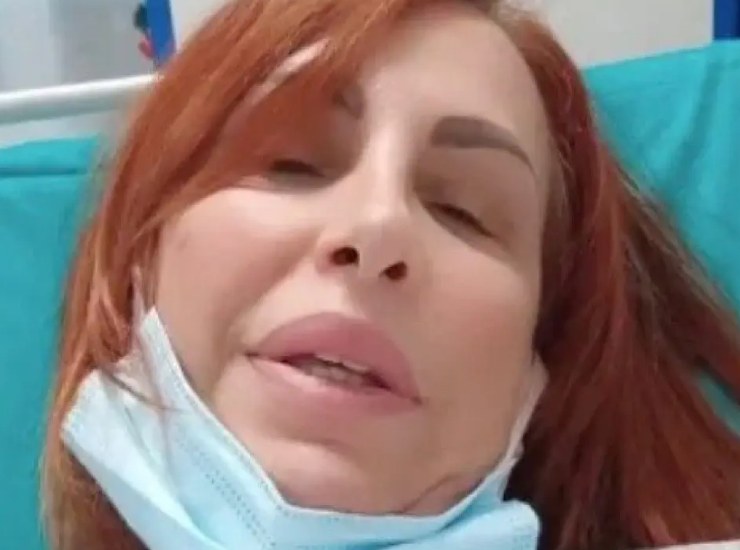 Luisa Monti in ospedale