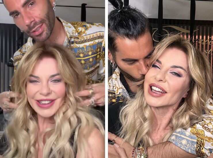 Alba Parietti Federico Fashion Style cambio look