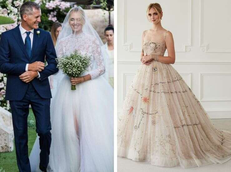 Chiara Ferragni wedding dress