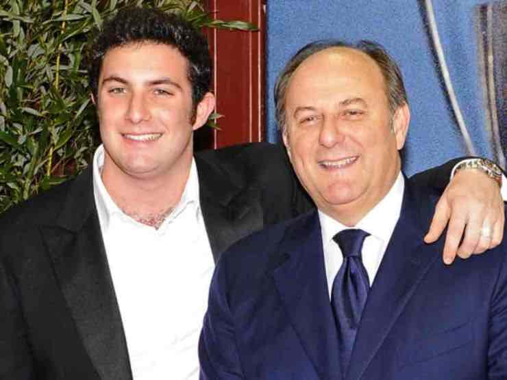 Gerry Scotti con il figlio Edoardo (fonte: web source)