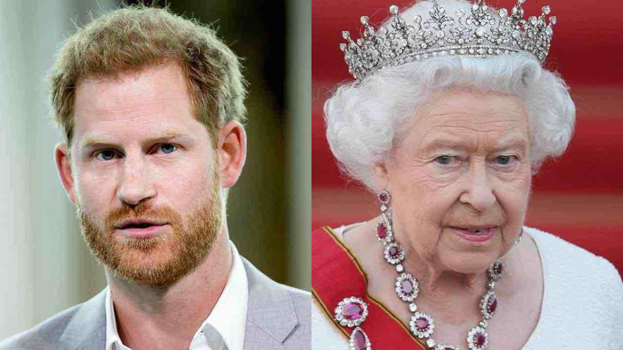 Principe Harry e la Regina Elisabetta II (fonte: web source)