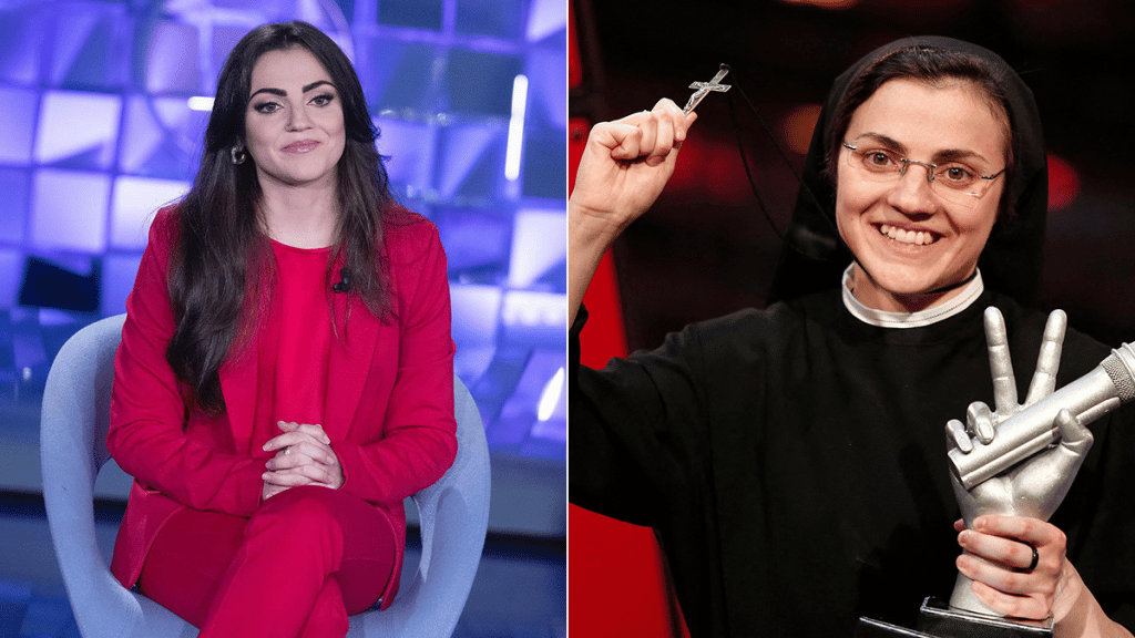 Suor Cristina Scuccia prima e dopo