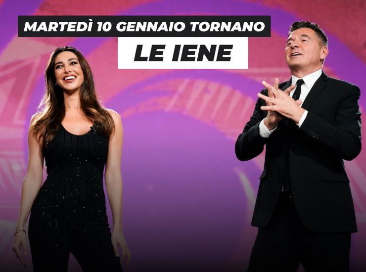 Belen Rodriguez e Teo Mammuccari conduttori de "Le Iene"