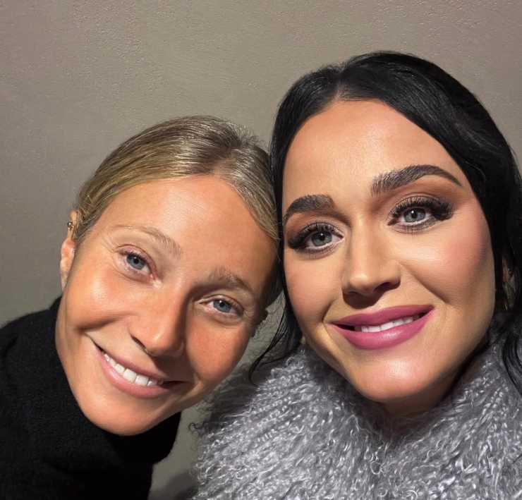 Paltrow e Katy Perry social