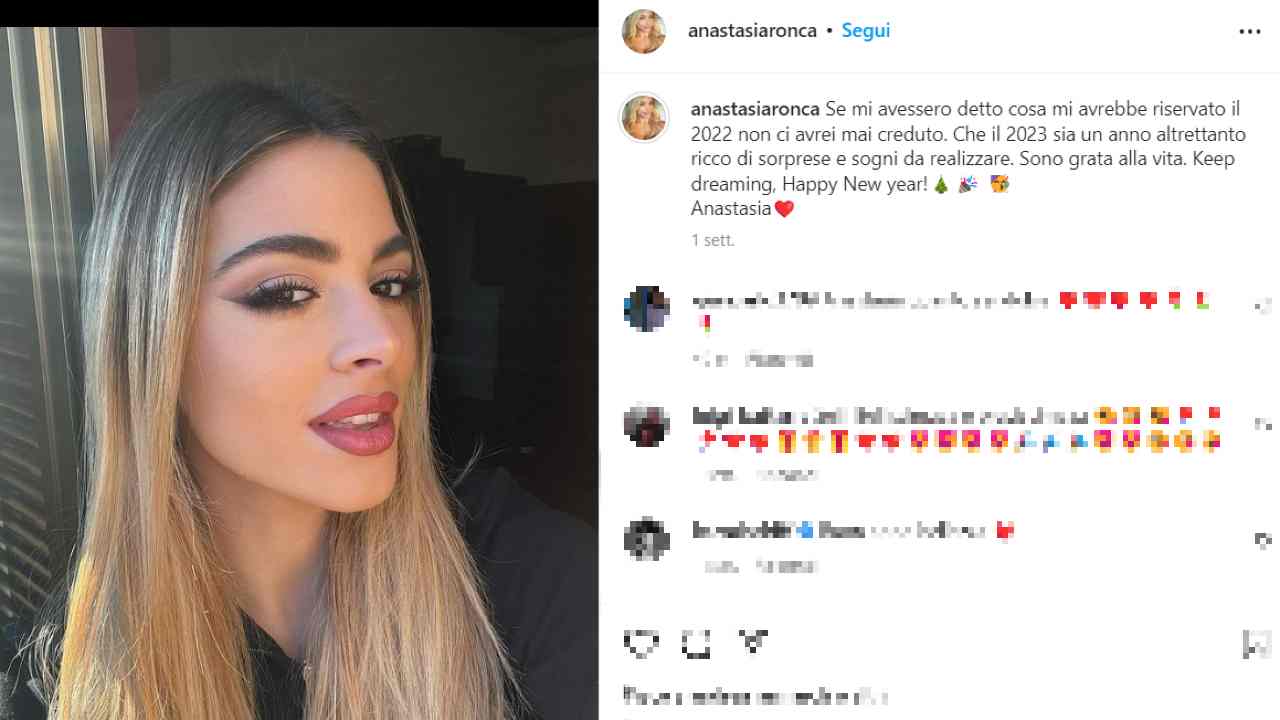 La velina bionda di Striscia la Notizia Anastasia Ronca (credits: Anastasia Ronca/ Instagram) - Velvetgossip