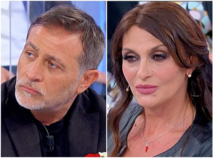 Alessandro Sposito e Paola Ruocco al centro dello studio di Uomini e Donne (screenshot WittyTv) - Velvetgossip