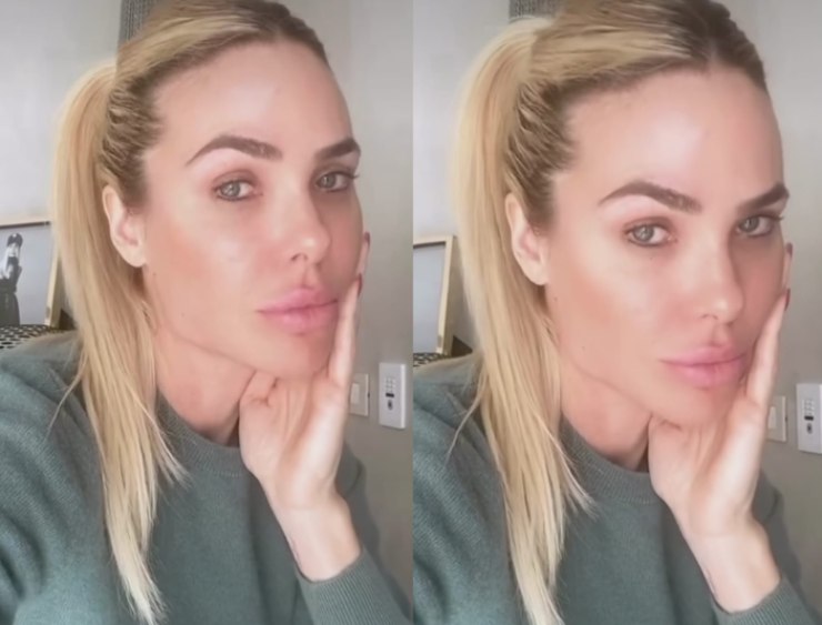 Ilary Blasi senza trucco